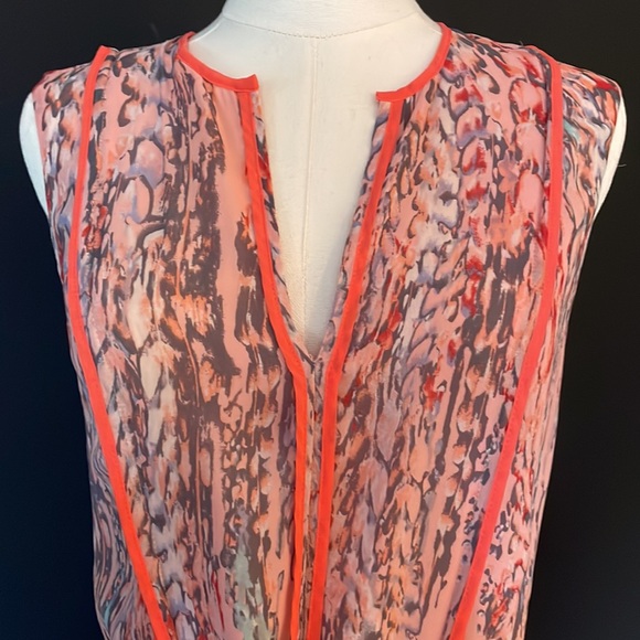 BCBG chiffon summer dress - Picture 2 of 7